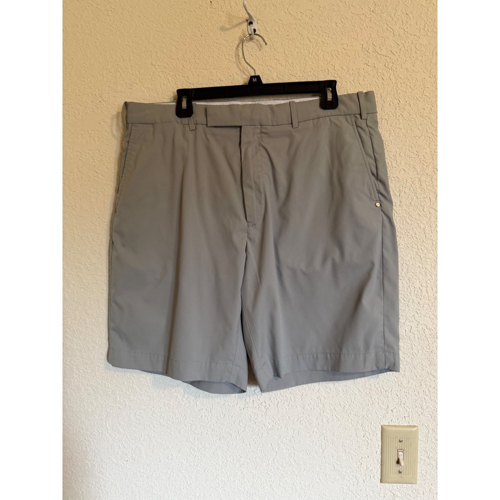 RLX Ralph Lauren Mens Gray Classic Fit Performance Golf Shorts Size 36 Solid